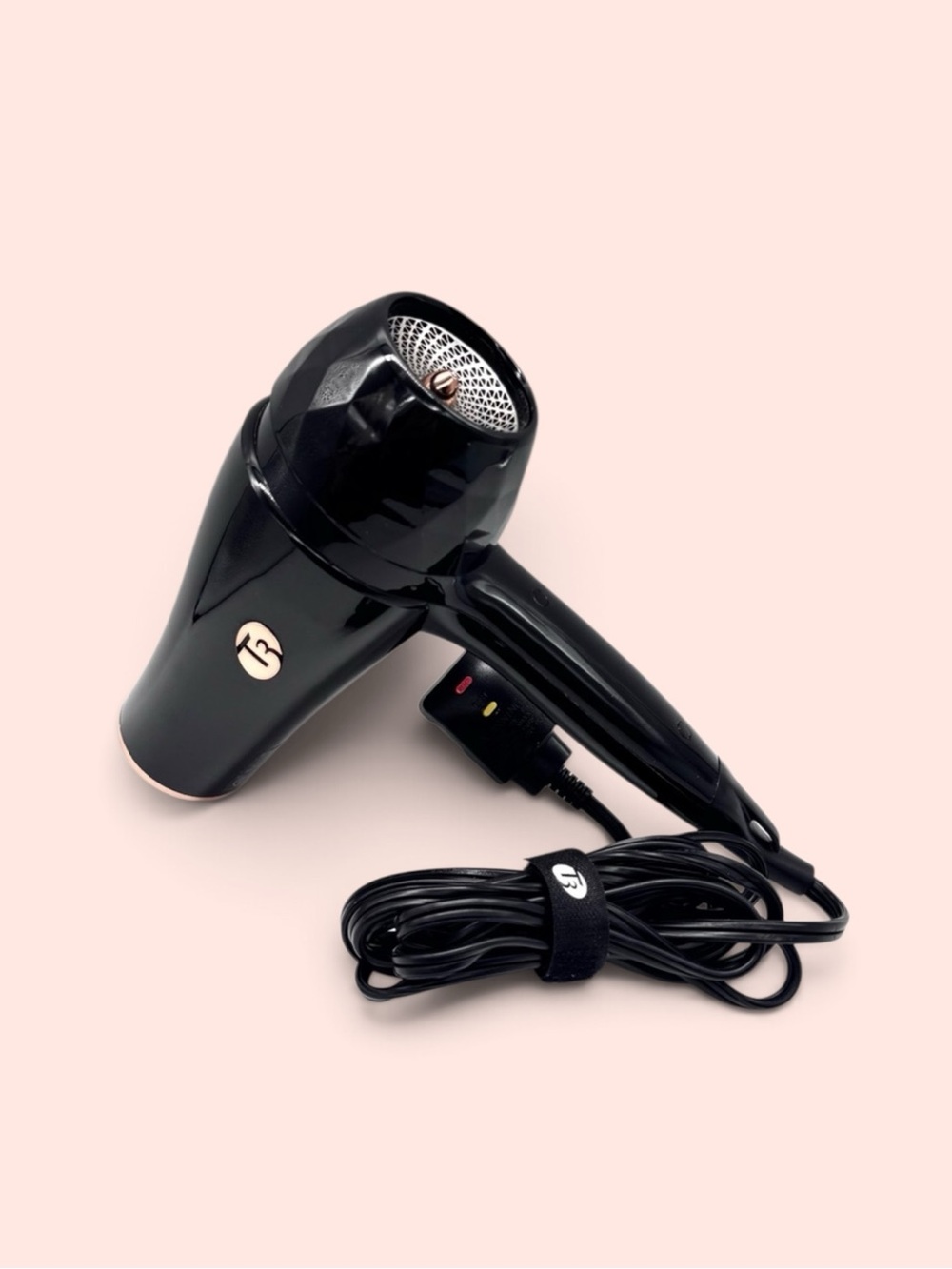 T3 Featherweight Luxe 2i Professional Hair Dryer Black Rose Gold